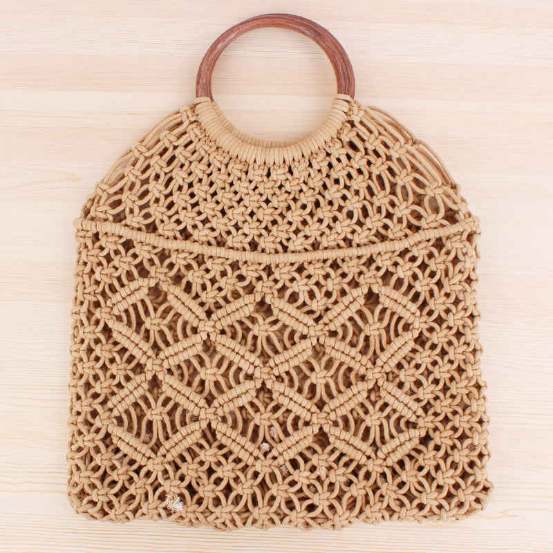 Solmé Macramé Market Tote