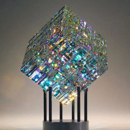 Glass Sculpture Table Decoration Indoor Art