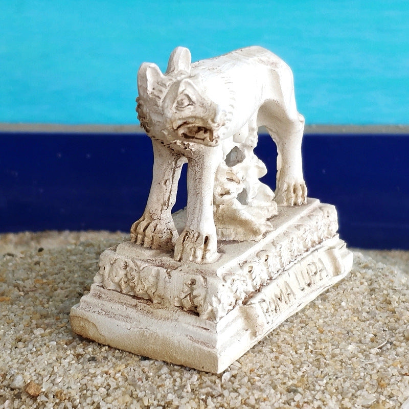 Psychological Sandbox Roman She-wolf Statue