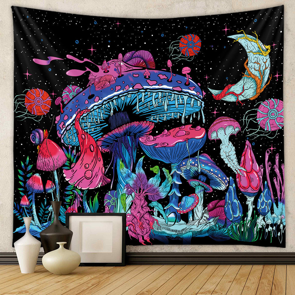 Mushroom Wall Decor Cloth Tapestry