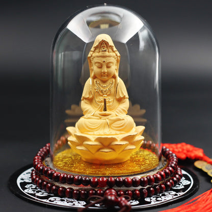 Elegant Buddha Statue Car Decoration