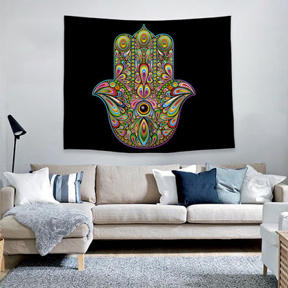 Shanti Psychedelic Wall Cloth Tapestry