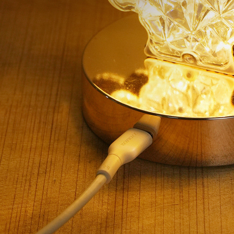 Creative Small Night Lamp – Charging Touch Three-color Home Decor
