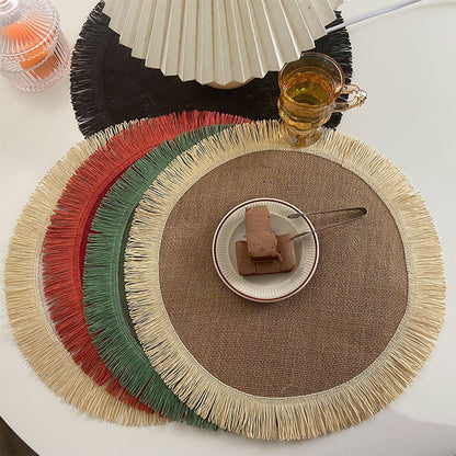 Rustika Bloom Handwoven Jute Placemats