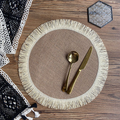 Rustika Bloom Handwoven Jute Placemats