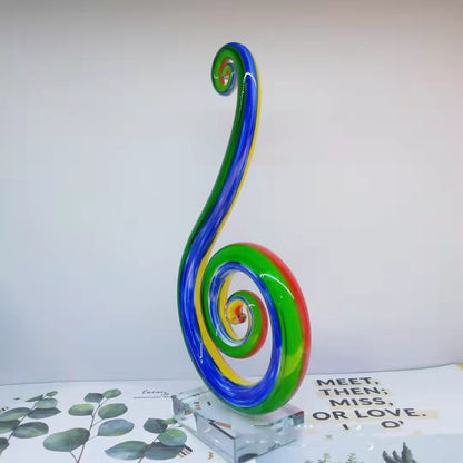 Creative Handmade Glass Sculpture – Exquisite Abstract Decoration