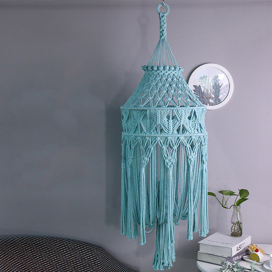 Lunaria Veil Macramé Chandelier