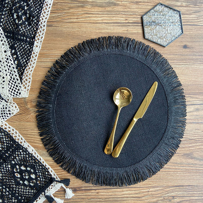 Rustika Bloom Handwoven Jute Placemats
