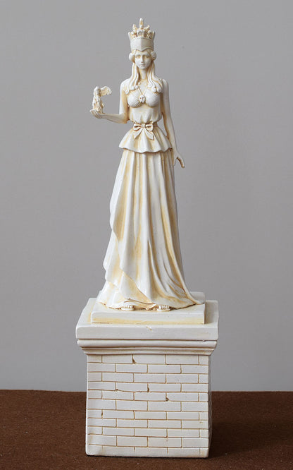 Greek Goddess Athena Sculpture Statue Plaster