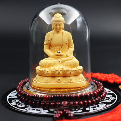 Elegant Buddha Statue Car Decoration