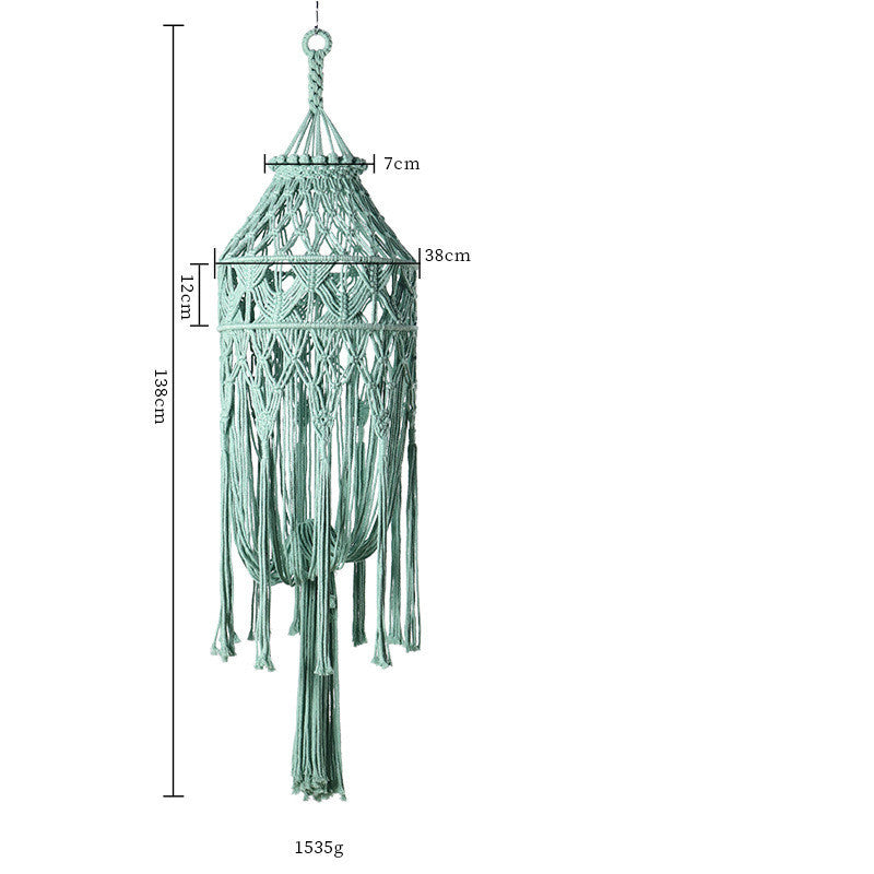 Lunaria Veil Macramé Chandelier