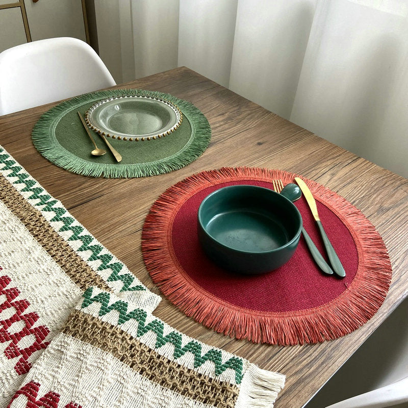 Rustika Bloom Handwoven Jute Placemats