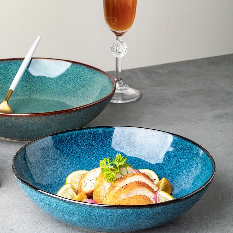 Home Creative Ceramic Bowl Retro