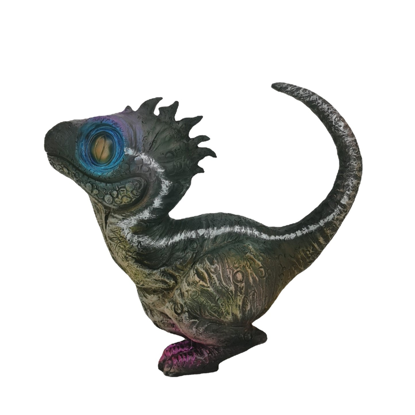 Cute Dinosaur Garden Statues - Realistic Resin Velociraptor Ornament