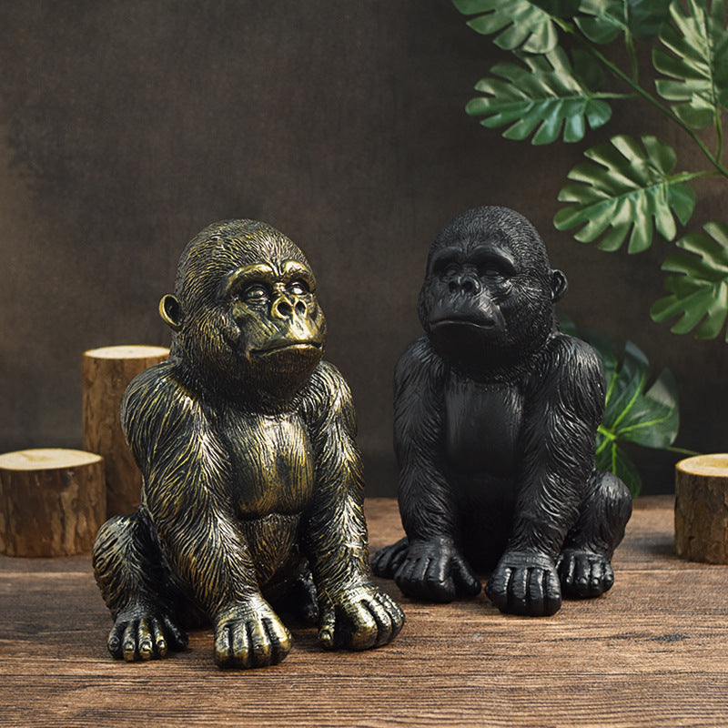 Gorilla Resin Crafts Home Decoration