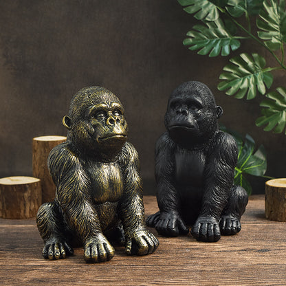 Gorilla Resin Crafts Home Decoration