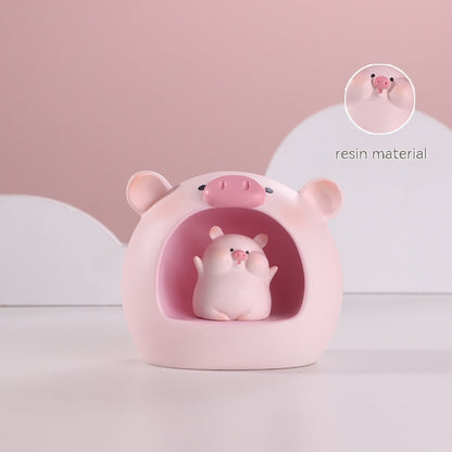 Creative Home Desktop Decorative Ornaments – Resin Animal Decor