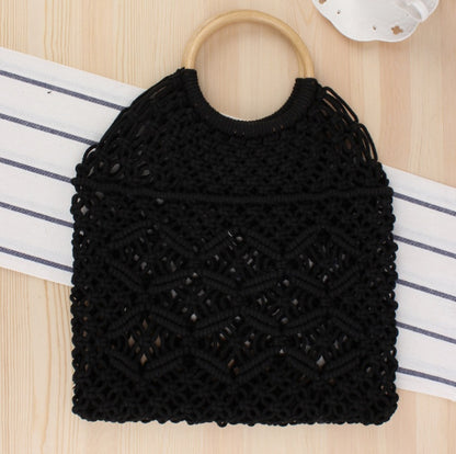Solmé Macramé Market Tote