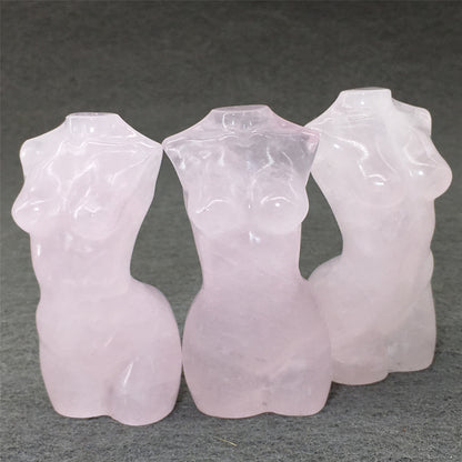 Engraved  Crystal Female Model Statue