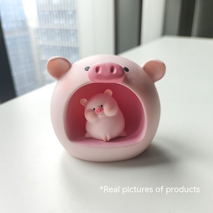 Creative Home Desktop Decorative Ornaments – Resin Animal Decor