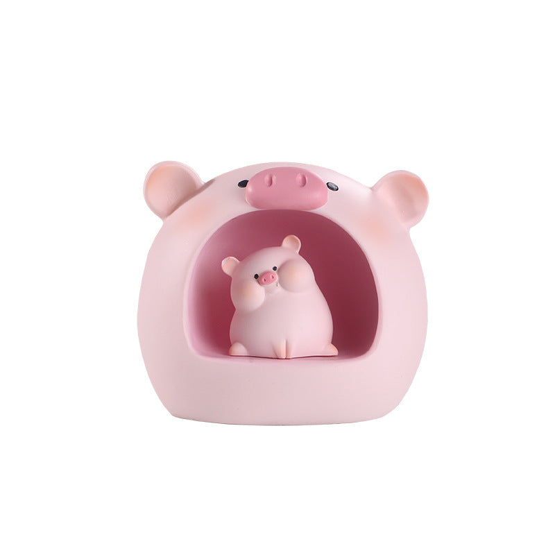 Creative Home Desktop Decorative Ornaments – Resin Animal Decor