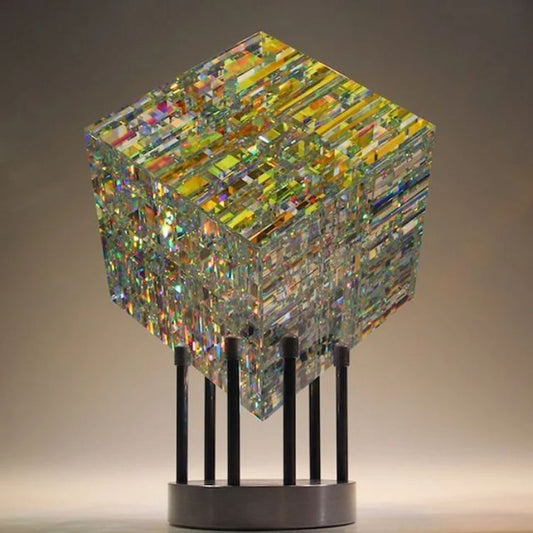 Glass Sculpture Table Decoration Indoor Art
