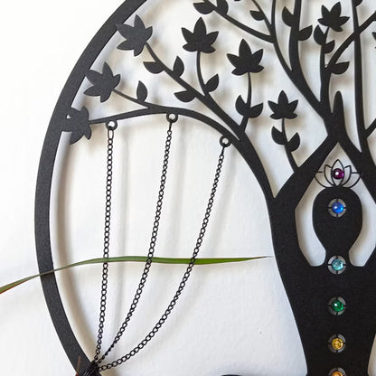 Iron Art Yoga Meditation Wall Hanging