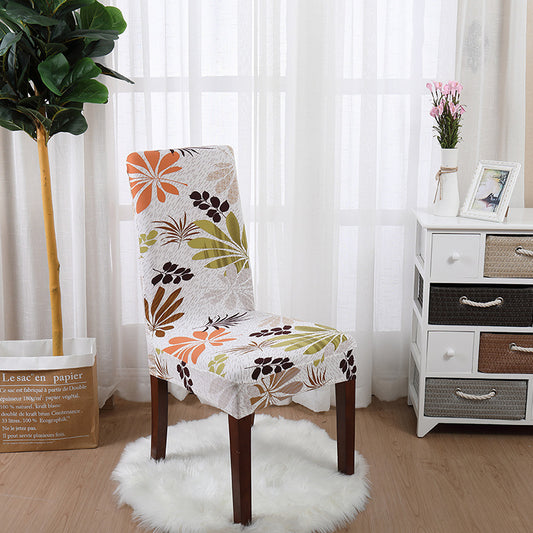 Home Universal Dining Chair Elastic One Piece Cover