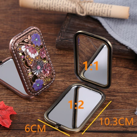 Ezra Retro Portabel Hand Mirror