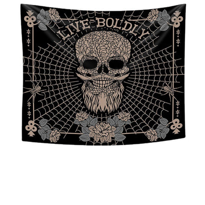 Bold Skull Wall Decor Tapestry