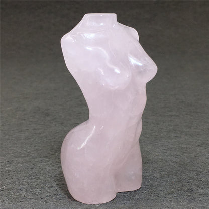 Engraved  Crystal Female Model Statue