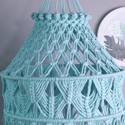 Lunaria Veil Macramé Chandelier