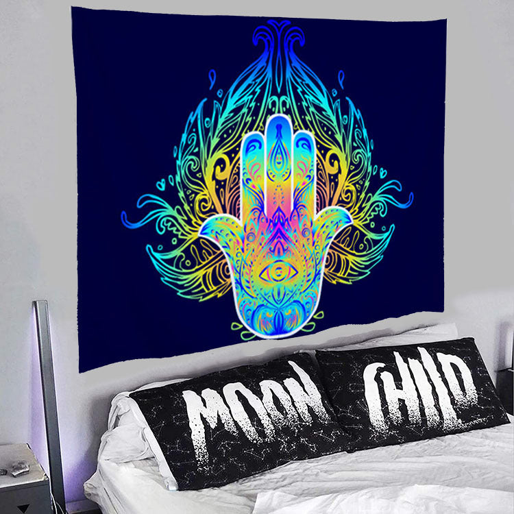 Shanti Psychedelic Wall Cloth Tapestry