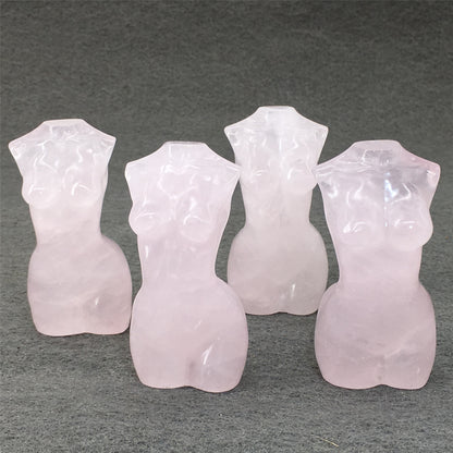 Engraved  Crystal Female Model Statue