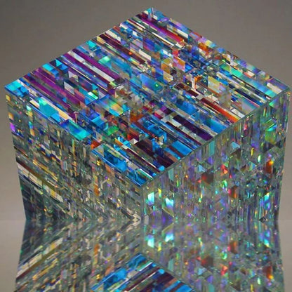 Glass Sculpture Table Decoration Indoor Art