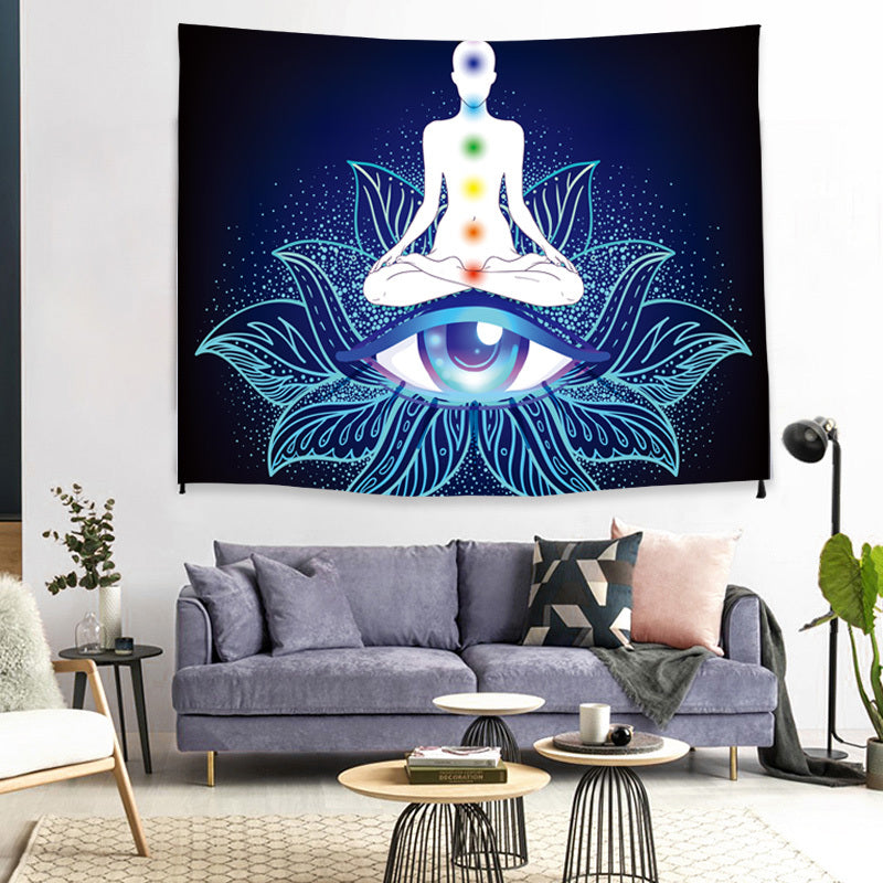 Shanti Psychedelic Wall Cloth Tapestry